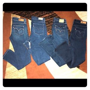 Lot of 4 Levi’s size 5/27